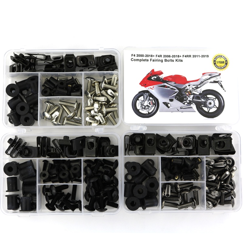Fit For MV AGUSTA F4 F4R F4RR Motorcycle Full Fairing Bolts Kit Complete Bodywork Screws Nuts Side C