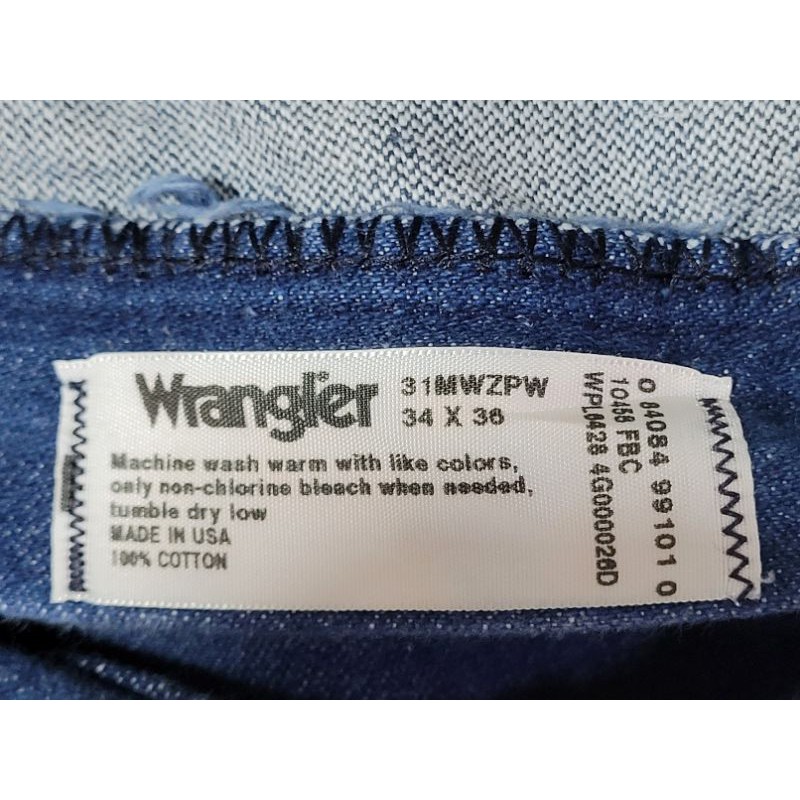 Wrangler 31MWZPW USA 34x36 เอวจริง 34 | Shopee Thailand