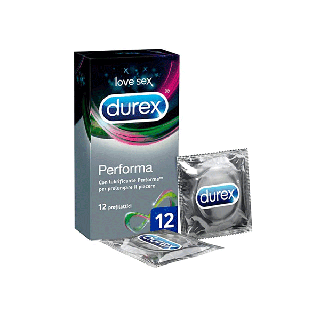 [6.6 ใช้โค้ด PSMEMR99 ลดเพิ่ม 40 บาท] Durex performa ถุงยางอนามัย size 52 mm. (12ชิ้น/กล่อง)