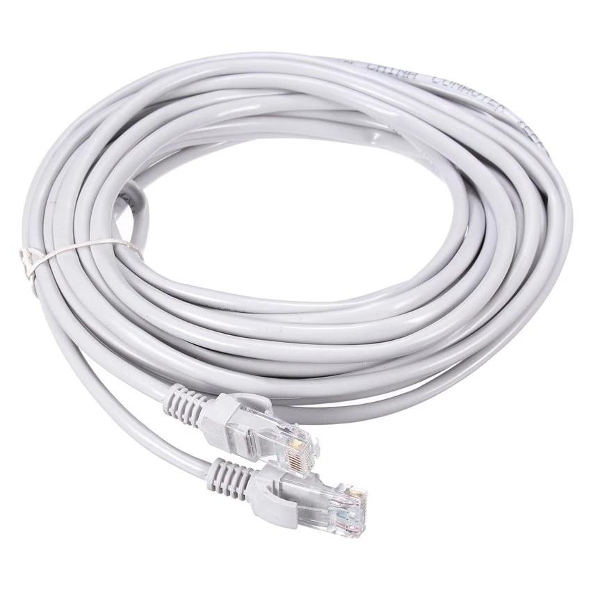 10 เมตร คละสี Lan Cable Cat5 10M สายแลน สำเร็จรูปพร้อมใช้งาน ยาว 10 เมตร *คละสี*
