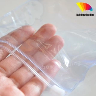 ซองหัวรูด ซองพลาสติก PVC ซองใส่เครื่องประดับ ซองใส่สินค้า (50ใบ) :EE