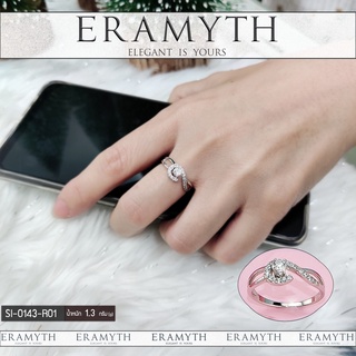 Eramyth jewelry.แหวน เงินแท้  SI-0143-R01 งานฝังเพชรสวิลCZ สินค้ามาตรฐานส่งออก