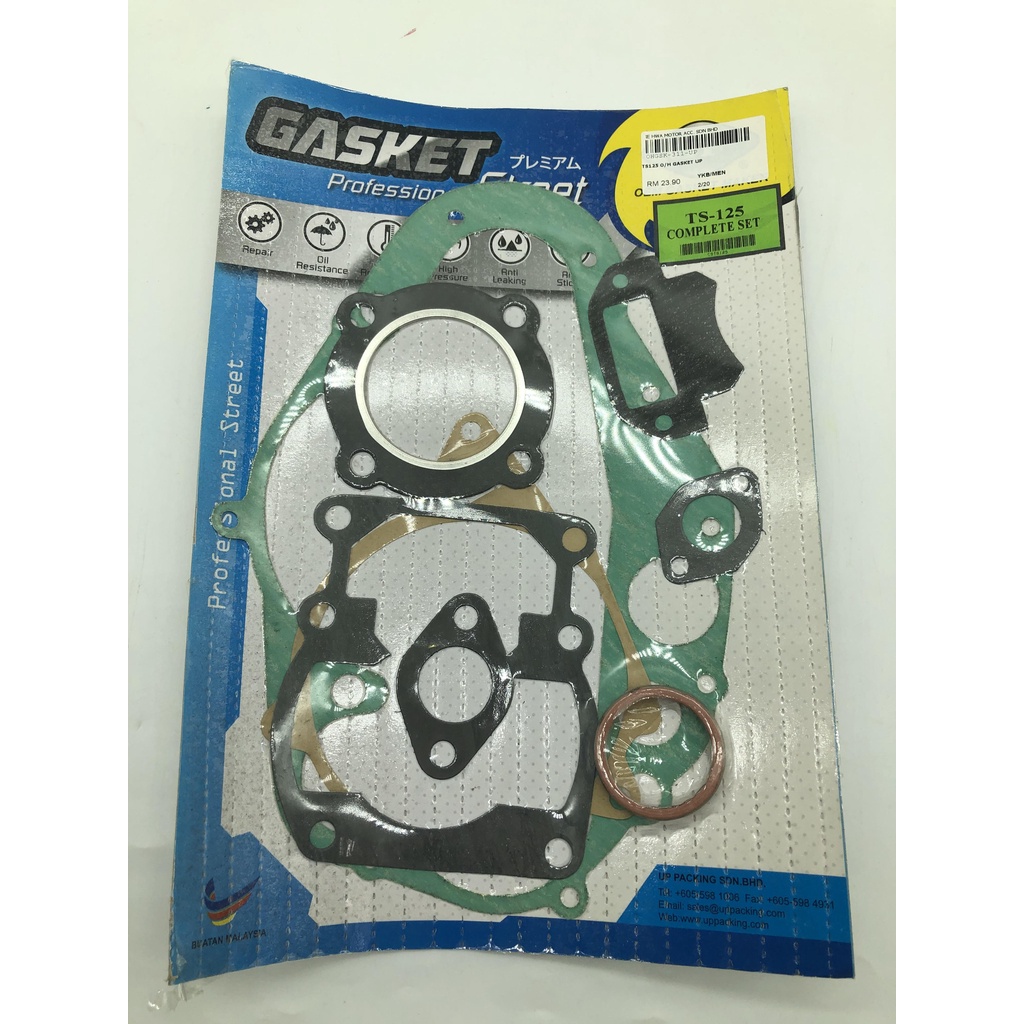 SUZUKI TS125 TS 125 TS-125 OVERHAUL GASKET ชุดเครื่องยนต์ GASKET COMPLETE ชุด GASKET OVERHAUL TS125
