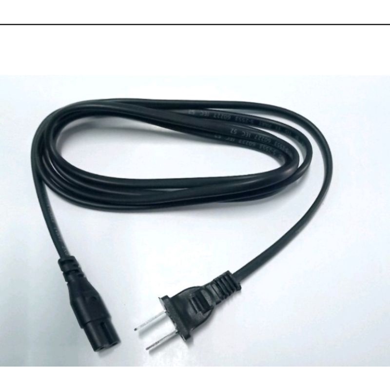 สายไฟacร่อง ยาว1.8เมตร 2x0.5mm. หุ้มชิลเส้นใหญ่ ทองแดงแท้ สายเทป2ร่อง วิทยุ เครื่องปริ๊นเตอร์ ทีวีจอบางsamsung