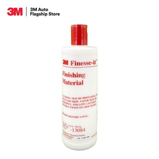 3M น้ำยาขัดเงาสีรถ ฝาแดง (ด้วยเครื่อง) Finishing Material PN 13084  500 กรัม