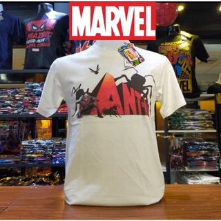 เสื้อยืดMarvel_ลิขสิทธิ์แท้ลายAntManสีขาว(mvx-108)