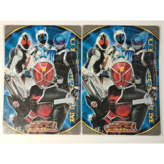 แผ่นรองเขียน 💥KAMEN RIDER WIZARD &amp; FOURZE💥สินค้าลิขสิทธิ์แท้ พร้อมส่ง