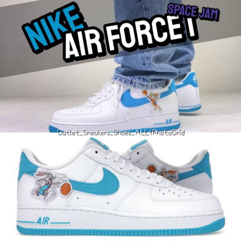 รองเท้า Nike Air Force 1 '07 x Space Jam Looney Tunes ส่งฟรี