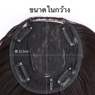 linghongli ปิดผมบาง ทรงแสกกลางไม่มีหน้าม้า ปิดหัวล้าน ปิดหงอก ยาวZFK-35/55CM