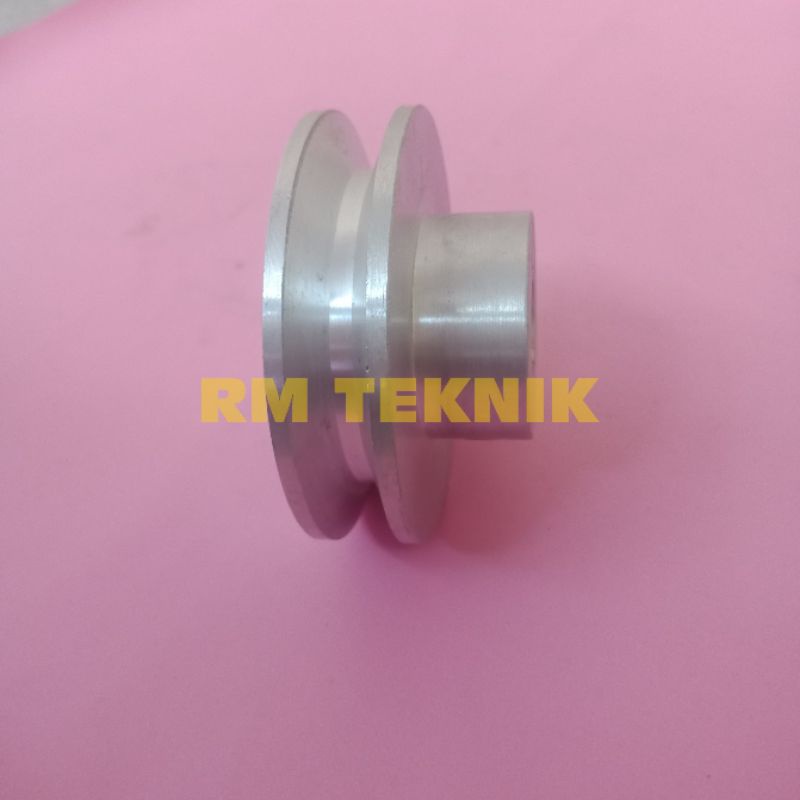 Pulley Pulley A1 - เพลา 3 นิ้ว 8 mm one line vanbelt Pulley อะลูมิเนียม