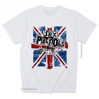 [100% Cotton] เสื้อยืดแขนสั้นลําลอง ผ้าฝ้าย ทรงหลวม ลาย Sex Pistols Masculina สําหรับผู้ชาย 2022