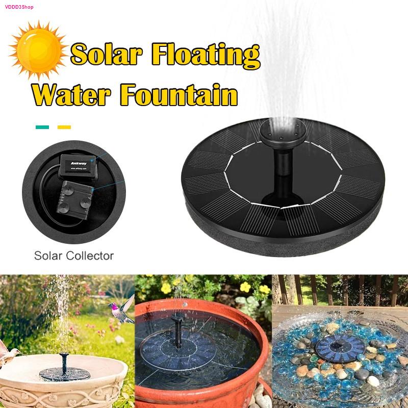 ปั๊มน้ำพุพลังงานแสงอาทิตย์ น้ำพุโซล่าเซลล์ ปั๊มน้ำพุ น้ำพุพลังแสงอาทิตย์ Solar Fountain Pump น้ำตกโซล่าเซล น้ำพุบ่อปลา
