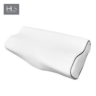 [พร้อมส่ง] HomeDoDee หมอนสุขภาพ MEMORY FOAM BUTTERFLY 60x32x10 ซม. สีขาว หมอน ถอยหมอน