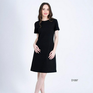 AMILA Dress AM-D1097 สูทติ้งทวิต แขนสั้น IGPU23-1