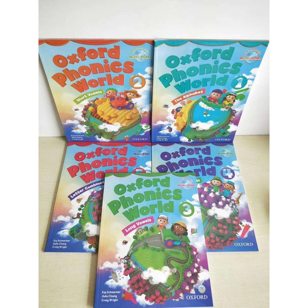 พร้อมส่ง!! Oxford Phonics World 1-5 หนังสือ ภาษาอังกฤษ หนังสือเรียนพร้อมแบบฝึกหัด สำหรับเด็กประถม โฟนิกส์ โฟนิกซ์ phonic