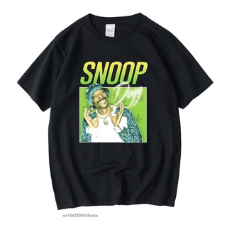 เสื้อยืดผ้าฝ้ายพิมพ์ลายขายดี เสื้อยืด ผ้าฝ้าย พิมพ์ลายกราฟฟิค Snoop Dogg สไตล์ฮิปฮอป วินเทจ เรโทร สีดํา สําหรับผู้ชาย แล