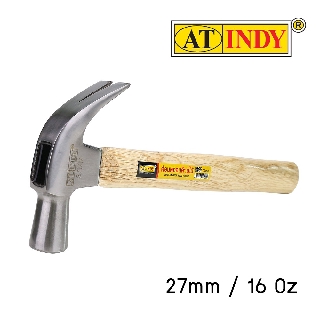 AT INDY Law Hammer Wooden Handle ค้อนหงอน ด้ามไม้ H27,H28