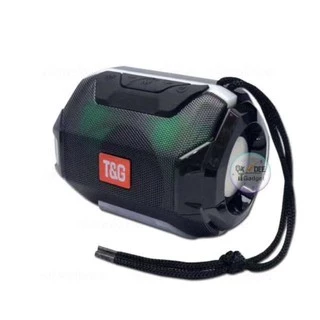ลำโพงบลูทูธMini T&G TG162 ลำโพงบลูทูธ มีไฟLEDปรับไฟได้ รองรับ FM/USB/MicroSD พกพาง่ายใช้งานสะดวก
