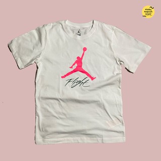 เสื้อยืดสีขาวพิมพ์ลาย Air Jordan BNWT สําหรับเด็ก