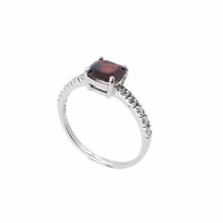 แหวนพลอย Garnet (โกเมน) R-GR0026-RH