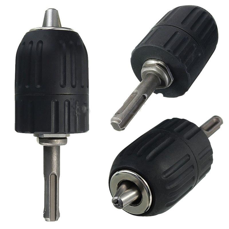 13MM Professional HSS Keyless Drill Chuck with SDS Adaptor Hardware Tool Part¡ê¡§color:black)