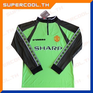 Manchester United 1998/99 Goalkeepers Vintage เสื้อโกลด์แมนยู เสื้อแมนยูย้อนยุค Schmeichel