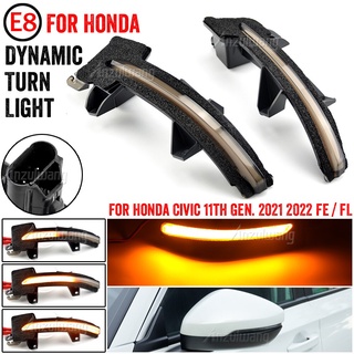 ไฟเลี้ยวไดนามิก LED FE/FL สําหรับ Civic 11th 2021 2022