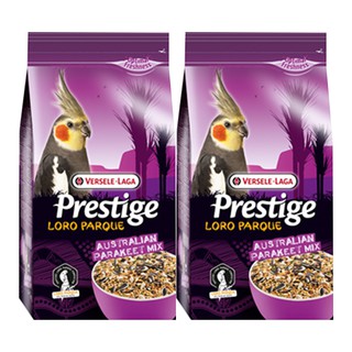 Versele Laga Australian Parakeet Loro Parque Mix 1 kg (2 bags) อาหารนกพาราคีท ออสเตรเรีย นกค๊อกคาเทล 1กก. (2 ถุง)