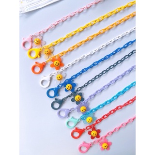 🌈 [ พร้อมส่ง] สายคล้องแมสโซ่น่ารัก น้ำหนักเบามาก สีเยอะมาก