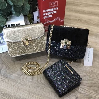 🌈 พร้อมส่งชนช็อป! NEW ARRIVAL! CHARLES &amp; KEIH EMBELLISHED BUCKLE CROSSBODY BAG 2018 🍭