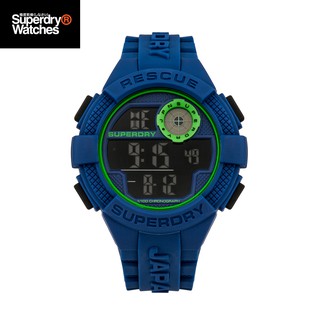 Superdry นาฬิกาข้อมือดิจิตอล Digital สีน้ำเงิน รุ่น SYG193U