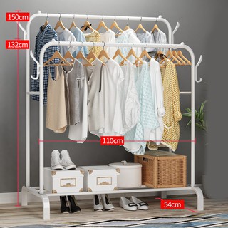 Starlight Rak Baju Gantungan Baju Besi Stand Hanger Display Butik Bazar Jemuran Pakaian HSH101
