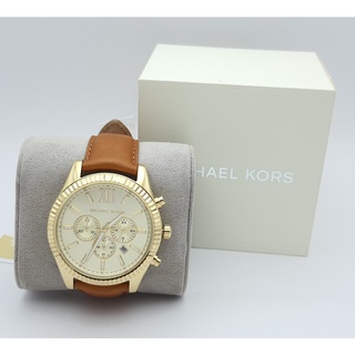 นาฬิกา MICHAEL KORS WOMENS MK8447 44 MM LEXINGTON QUARTZ CHRONOGRAPH พร้อมกล่อง (ใหม่)