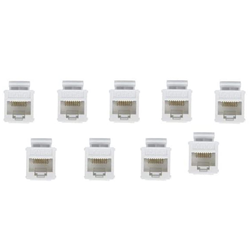 10-Pack CAT6 Keystone RJ45 Coupler Female to Female Inline Coupler #5