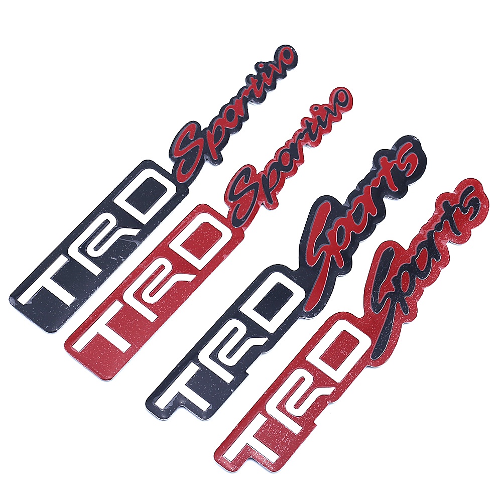 TRD Sports / TRD Sportivo Car 3D Metal Emblem Sticker สําหรับ Toyota