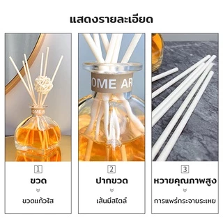 ก้านไม้หอมปรับอากาศ ก้านน้ำหอม น้ำหอมดับกลิ่น น้ำมันหอมระเหย ก้านไม้หอม น้ำหอมอโรม่า กลิ่นโรงแรมห้าดาว 50มล รุ่นใหม่
