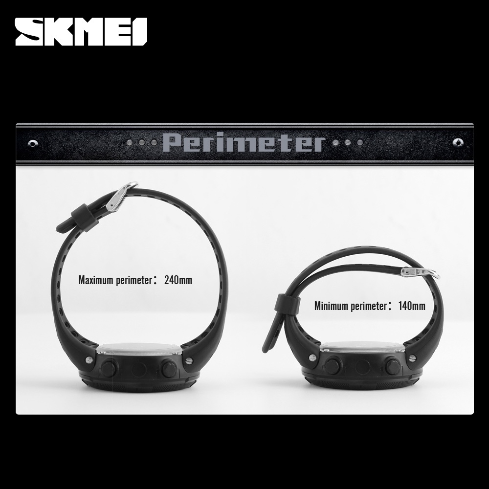 Skmei 1251 นาฬิกาข้อมือดิจิทัล กันน้ํา 50 เมตร สําหรับผู้ชาย