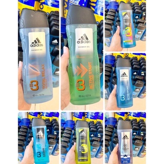 เจลอาบน้ำ อาดีดาส 3 in 1 Adidas Shower Gel Body, hair, face 400มล.