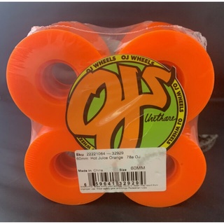 OJ | 60mm 78a Hot Juice Orange Skateboard Wheels