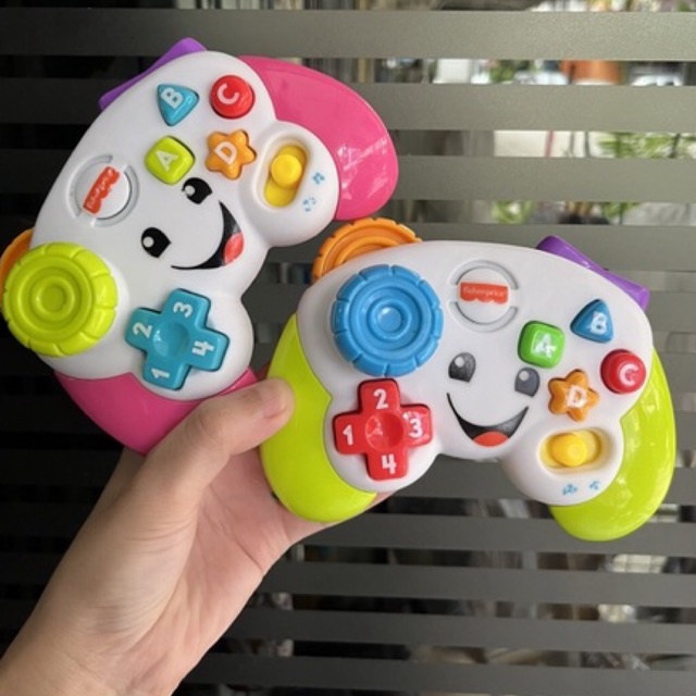 Fisher-Price Laugh &amp; Learn Game &amp; Learn Controller ของเล่นจอยเกม ของเล่นเสริมพัฒนาการ **มือสอง**