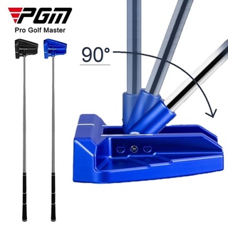 Pgm พัตเตอร์กอล์ฟ แบบแบน พร้อมเพลา 90 สําหรับทุกเพศ° Flip aiming auxiliary aiming line for beginner ซ้ายขวามือ ผู้ชาย ผู้หญิง