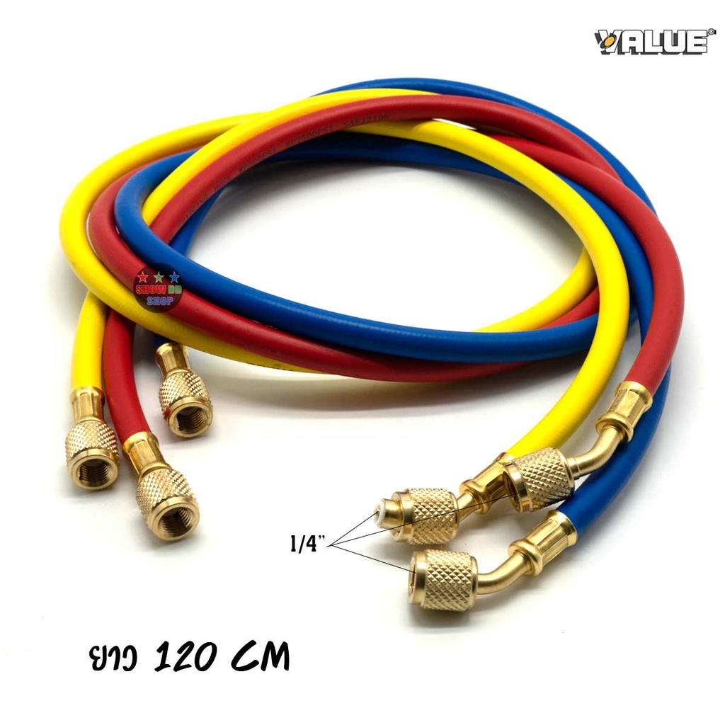 ชุดเกจ์วัดน้ำยาแอร์ VALUE รุ่น VMG-2-R22-B และ VMG-2-R134a-B วัดน้ำยา R22 R407c R404a R134a แอร์บ้าน แอร์รถยนต์ ตู้เย็น ราคา ถูกที่สุด ดีลบีเคเค แกลเลอรีภาพที่ 7