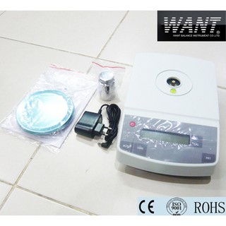 เครื่องชั่งแบบละเอียด 2000กรัม ความละเอียด 0.01g  2ตำแหน่ง เครื่องชั่งความละเอียดสูง WANT Multi-Point Precision Scale