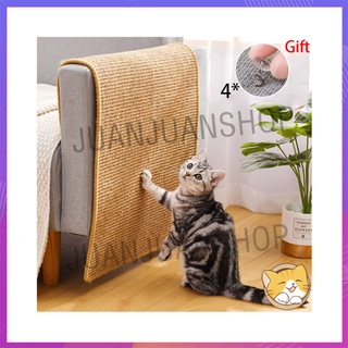 แผ่นลับเล็บแมว ที่ลับเล็บแมว ที่นอนแมว กันข่วน ของเล่นแมว ลับเล็บแมว คอนโดแมว Natural Cat Scratcher Mat