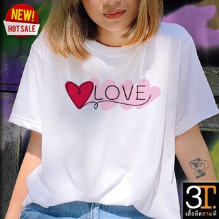 พร้อมส่ง LOVE001  เสื้อเพื่อน ผ้า  นุ่มสบายS-3XL