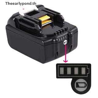 Earlypond 10 ชิ้น ความจุแบตเตอรี่ ไฟ Led สติกเกอร์ ปุ่มรูปลอก ฉลาก Makita BL1830 BL1430