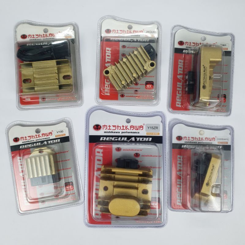 MIISHKAWA Regulator & Rectifier & Kadap Rs150 JAGUH V100 VS125 Y15ZR V1 V2 EX5 DREAM
