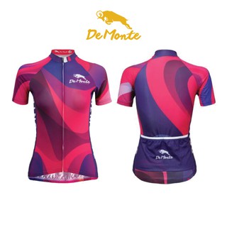 Demonte cycling เสื้อจักรยาน สำหรับผู้หญิง เนื้อผ้า Microflex Lightweight น้ำหนักเบา ระบายอากาศ