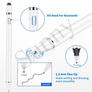 รุ่นที่1 [ใช้ได้กับทุกซีรี่ย์] ปากกาทัชสกรีน โทรศัพท์ stylus ปากกา สไตลั pencil สำหรับ iPad stylus สำหรับ อุปกรณ์พกพา