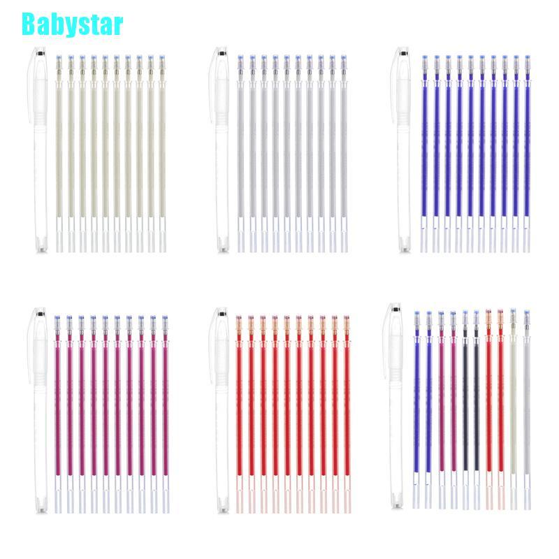 ( Babystar ) 10 ชิ้น Phabystar ปากกามาร์กเกอร์ผ้า สําหรับลบ